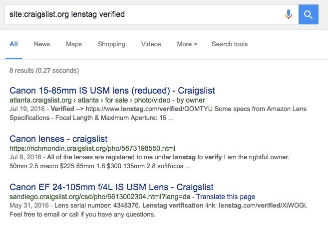 craiglist-lenstag-verified
