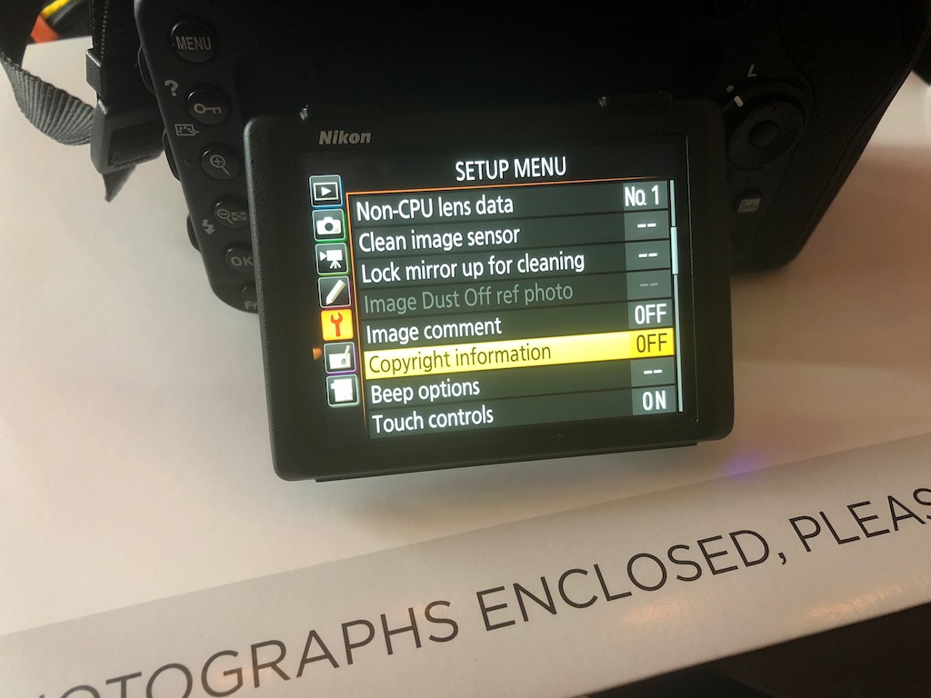 copyright-menu-nikon